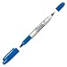 Sharpie Twin Tip Fine Point and Ultra Fine Point Permanent Markers, 12 Blue Markers (32003)