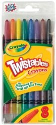 Crayola Twistables Crayons 8/Pkg Classic Colors 52-7408; 3 Items/Order