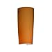 Besa Lighting 704180-BR 1X75W A19 Tomas Wall Sconce with Amber Matte Glass, Bronze Finish