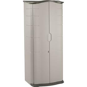 Rubbermaid 3749 Vertical Storage Shed, 17-cubic ft