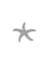 Genuine Volder Tirol TM White Gold Pin. 18KT White Pin Starfish and 5 grams in Weight. 100% Satisfaction Guaranteed.