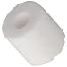 Aluminum Oxide Ceramic Round Hollow Bar, Opaque White, 0.088" OD, 0.041" ID, 1/8" Length (Pack of 5)