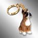 Boxer Dog Keychain
