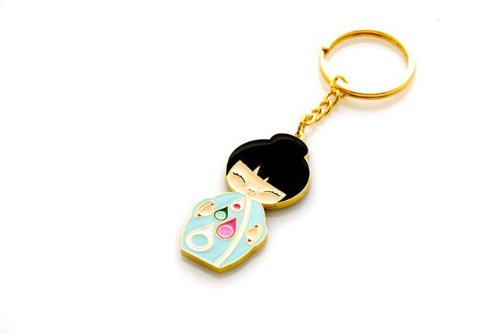Momiji Zakka Enamel Key Ring, Little Star
