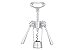 OTRON Wing Corkscrew Wine Opener Premium All-in-one Wine Corkscrew Opener