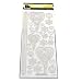 PMA 68902, Papermania Glitter Outline Stickers - Celtic Wedding -Silver