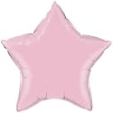 Foil Solid Colour Balloons | 20" Pink Star Foil