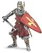 Knights - Fleur-de-Lis Coat of Arms - Foot Soldier with Sword