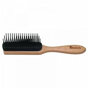 Denman D14SW Small Styling Brush (5 row) Beech handle - DENX014WXCD