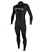 O'Neill Youth Epic 4/3mm Back Zip Full Wetsuit, Black/Black/Black, 10
