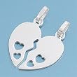 Sterling Silver - Heart - 20mm Pendant Height