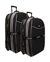 2-tlg LUXUS TROLLEY SET KOFFERSET KOFFER Gr. XXL+XL * SCHWARZ *
