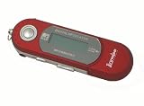 Techwise Flash MP3 Player 1GB with FM Radio, USB 2.0, Red