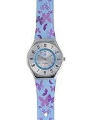 Womens Nurse Mates Butterfly Jelly Straps Watch
