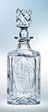 PINWHEEL CRYSTAL WINE DECANTER - PINWHEEL COLLECTION 24% CRYSTAL 26 OZ.SQUARE DECANTER - decanter