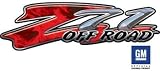 Chevy Z71 Inferno Red Truck & SUV Offroad Decals