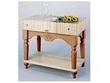 John Boos & Co. American Heritage Collection Cherry Stain Calais 42x24x7-in.