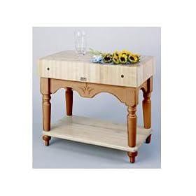 John Boos and Co. American Heritage Collection Cherry Stain Calais 42x24x7-in. by John Boos