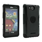 Trident Case AG-LG-VS840-BK Aegis Case for LG VS840 (Lucid 4G/Cayman)  - 1 Pack - Retail Packaging - Black
