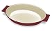 Cuisinart Chef's Classic Ceramic Bakeware 14-Inch Open Oval Baker, Rich Red