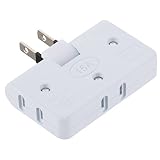 オーム電機 OHM 3口コーナータップ白 HS-TM3FA1-W