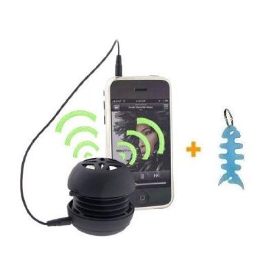Portable Round Shape Rechargable Mini Speaker + Fishbone Style Keychain for Ipod Touch 1st Generation, Ipod Touch 2nd Generation, Ipod Touch 3rd Generation, Ipod Touch 4th Generation, Ipod Nano 4th Generation, Ipod Nano 5th Generation, Ipod Nano 6th Generation, Creative Zen, Creative Zen X-Fi, Zen X-Fi 2, Microsoft Zune HD, Sandisk Sansa Clip Plus, Sandisk Sansa Fuze+ Plus, Sony NWZ-S series, Sony NWZ-E series, Creative Zen Mozaic and Creative Zen V Plus Portable Round Shape Rechargable Mini Speaker + Fishbone Style Keychain for Ipod Touch 1st Generation, Ipod Touch 2nd Generation, Ipod Touch 3rd Generation, Ipod Touch 4th Generation, Ipod Nano 4th Generation, Ipod Nano 5th Generation, Ipod Nano 6th Generation, Creative Zen, Creative Zen X-Fi, Zen X-Fi 2, Microsoft Zune HD, Sandisk Sansa Clip Plus, Sandisk Sansa Fuze+ Plus, Sony NWZ-S series, Sony NWZ-E series, Creative Zen Mozaic and Creative Zen V Plus