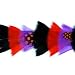 Feather Trim - Purple, Red, Black - 36in Pack*On Sale*