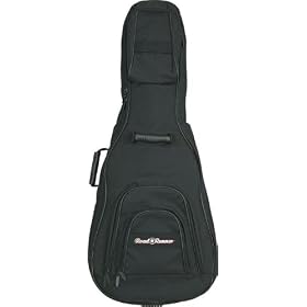 Road Runner Double Electric/Hollowbody Guitar Gig Bag, Black