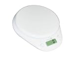 Hanson Electronic Kitchen Scale with Liquid Measurement, 5kg White