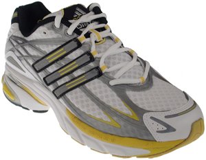 Buy Adidas Mens adistar Cushion White/Laser/Metallic Silver Running shoe
