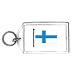 Keychain with flag, Finnish, Finland