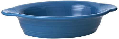 Fiesta 9 Inch by 5 Inch Individual Oval Casserole, Peacock