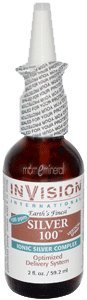Silver 100, Ionic Silver Complex Vertical Spray, 2 fl oz (59.2 ml) by Invision International