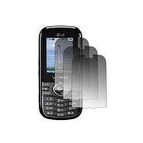 3 Pack of Premium Crystal Clear Screen Protectors for LG Cosmos VN250 [Accessory Export Brand Packaging]