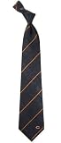 Chicago Bears Oxford Stripe Woven Silk Necktie
