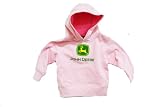 John Deere Little Girls Hooded Sweatshirt Pink (5/6)