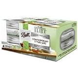 Ball Collection Elite Platinum Wide Mouth Half Pint Jar Set of 4 by 