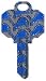 Detroit Lions Schlage SC1 House Key