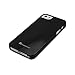 GreatShield iPhone SE Case, Guardian UV Glossy Series Slim Fit Snap On Case Back Cover for Apple iPhone SE / 5S / 5 (Black)