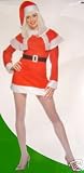 VALUE MISS SANTA FELT FANCY COSTUME (4 PCE)