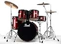 Pearl Export 5 Piece Drum Set - Red Wine with Black Hardware