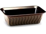 Paula Deen 9 Inch x 5 Inch Stoneware Loaf Pan, Green