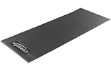 Produkt-Bild: Royalbeach Unterlegsmatte COMFORT f&uuml;r Crosstrainer, schwarz, 150 x 65 x 0,4 cm