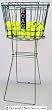 HOAG 100 Ball Basket with Lid, Available in Green or Silver