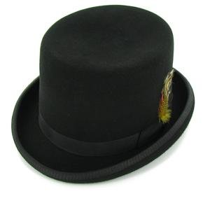 Belfry Topper - Lined Wool Top Hat