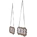 CJESLNA Chair Bunting Banner Garland Wedding Photo Props Decoration Khaki MR & MRS