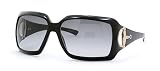 Gucci - GUCCI GG 2562 D28 BLACK PLASTIC SUNGLASSES WITH GOLD LOGO