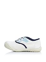 PEKIS Zapatillas Combinadas (Blanco)