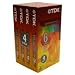TDK 6-Hr Standard T-120 VHS Video Tape - 4Pk