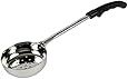 Excellante Portion Controllers Cooking Spoon, 1 Piece Mold, 6 oz, Black Handle